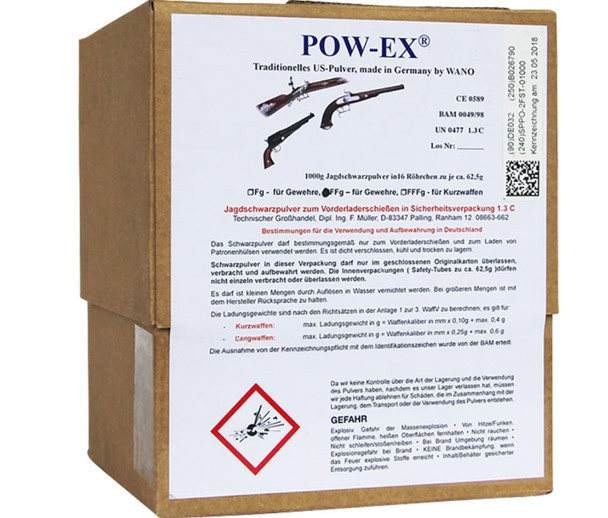 POW-EXSafety Tubes FFFg (16 x 62,5 g)